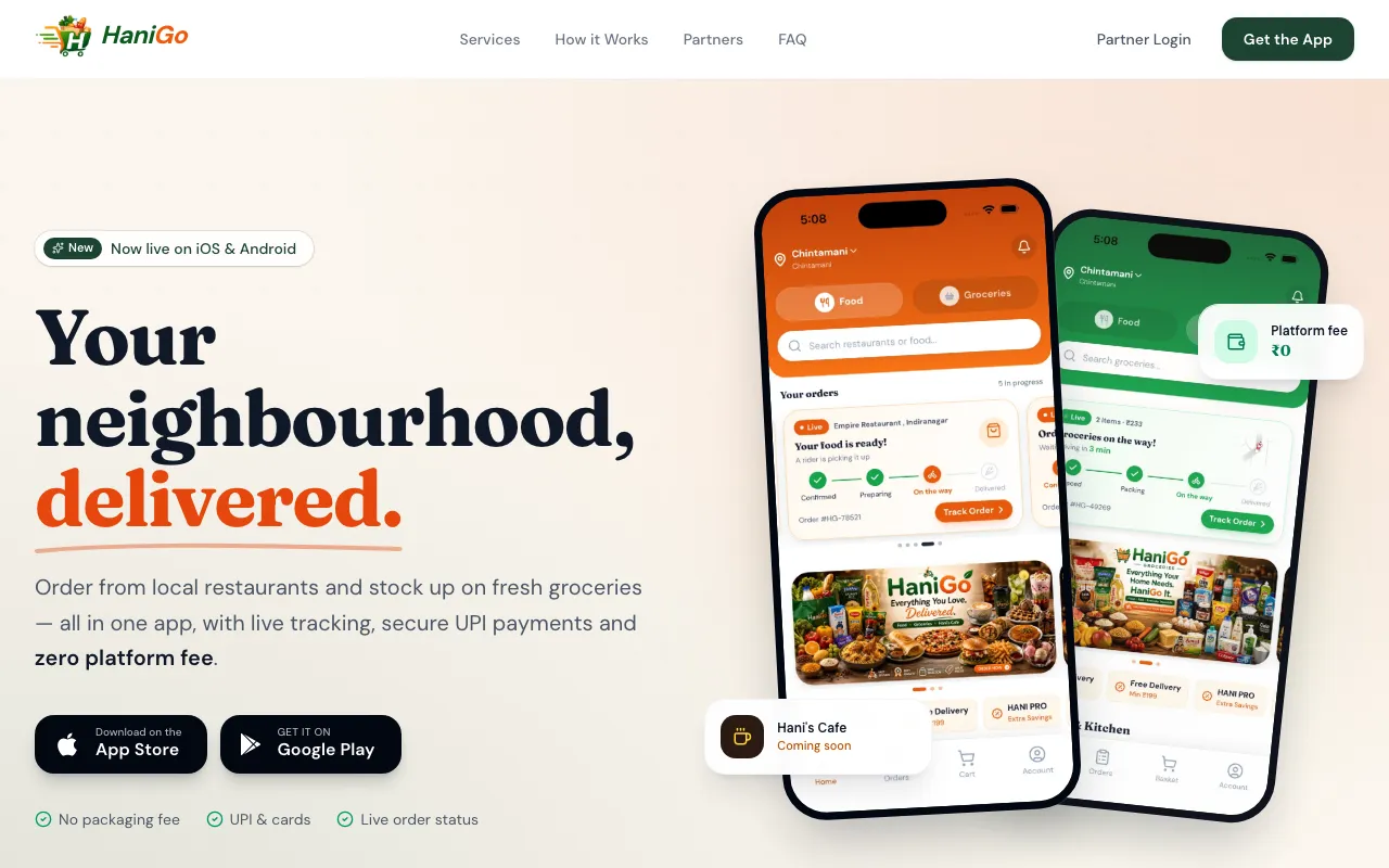 HaniGo website